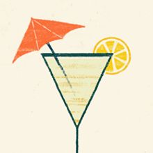 SUMMERTIME COCKTAILS. Een project van Traditionele illustratie y  Ontwerp van Pablo Fernández Tejón - 24.06.2013