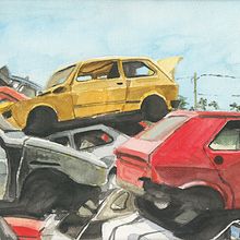 Desguace. Un proyecto de Ilustración tradicional de Diana Lores Nieto - 24.06.2013