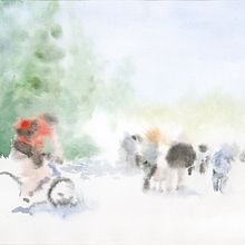 Acuarelas. Ilustração tradicional projeto de Diana Lores Nieto - 23.06.2013