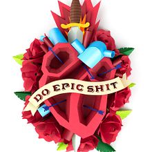 Do Epic Shit. Traditional illustration project by Lobulo - 06.27.2013