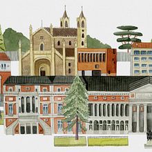 Madrid. Traditional illustration project by Sara Olmos - 07.03.2013