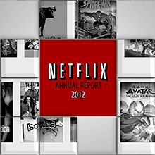 Netflix - Annual Report. Design projeto de Sara Pérez - 03.07.2013