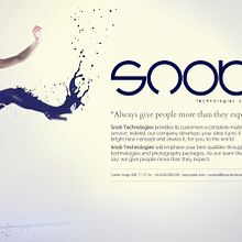 Landing page_ Snob Technologies Ein Projekt aus dem Bereich  von Laure Chassaing - 05.07.2013