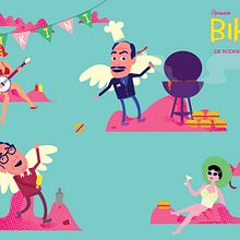Operación Bikini en Siroco. Traditional illustration, Motion Graphics, Music, and Design project by Miriam Muñoz - 07.05.2013