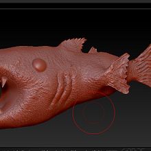 Zbrush Piraña. Un progetto di  di Pedro J. Zurita Lobato - 14.07.2013