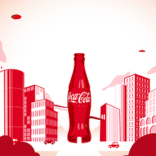 Coca Cola SmileWorld. Design, Traditional illustration, and Motion Graphics project by Felipe Moreno - 07.14.2013