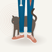 The healing power of cat purrs. Un proyecto de Ilustración tradicional de Gemma Busquets - 15.07.2013