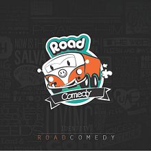 Road Comedy Logo. Design project by Jesus Parraga Recio - 07.18.2013