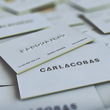 self promotion · business card.  project by carla cobas - 07.23.2013