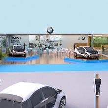 Stand BMW project agency. 3D, and Design project by Sofía Prado - 07.26.2013