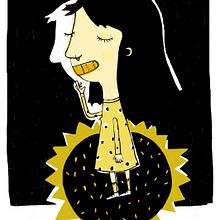 silencio... Un proyecto de Ilustración tradicional de Elisa Bernat - 29.07.2013