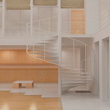 render de un interior (texturizado e iluminación). Un proyecto de 3D de Teba García Lozano - 01.08.2013