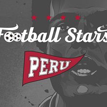 Football Stars. Advertising, Traditional illustration, Art Direction, and Graphic Design project by Fer Taboada - 08.05.2013