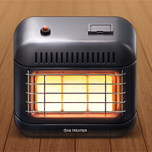 Gas Heater iOS Icon. Un proyecto de 3D y Diseño de Edu Torres - 10.08.2013