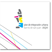 Diseño y maquetación de folleto para el Plan de integración Urbana del barrio de San Juan en Aspe . Un progetto di Design e Illustrazione tradizionale di Elena Amérigo Alonso - 14.08.2013