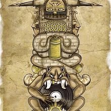 Pre-old-school. Design, and Traditional illustration project by Carlos Rodil - 08.20.2013