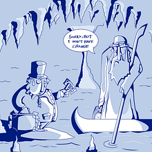 Caronte VS Wall street.  project by Carlos Rodil - 08.20.2013