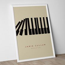 Jamie Cullum Tour Poster 2013 . Un proyecto de Diseño, Publicidad e Ilustración tradicional de Edu Torres - 22.08.2013