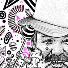 Clone Magazine web cover. Traditional illustration project by jaume osman granda - 08.24.2013