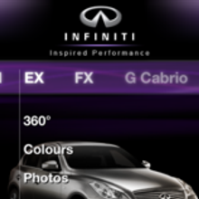 Infiniti in motion app. Programming, and Advertising project by juanan jimenez - 08.28.2013