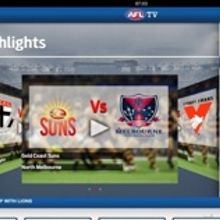 AFL iPad video client app. Programming, Advertising, Film, Video, and TV project by juanan jimenez - 08.28.2013
