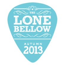 Concurso cartel The Lone Bellow. Design project by Luis Ramos - 09.03.2013