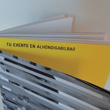 catálogo AlhóndigaBilbao. Un proyecto de Diseño de Tania Oliveros - 10.09.2013