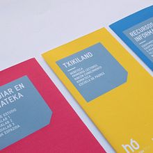 folletos mediateka. Un proyecto de Diseño de Tania Oliveros - 10.09.2013