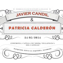 INVITACIÓN BODA. Un proyecto de Diseño de dgrafico - 07.09.2013