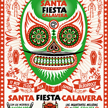 Santa Fiesta Calavera. Un proyecto de Diseño, Publicidad e Ilustración tradicional de Leone - 11.09.2013
