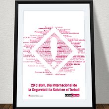 Dia Internacional de la Seguretat i la Salut en el Treball. Een project van  Ontwerp y Grafisch ontwerp van Nerea Gutiérrez - 03.03.2013