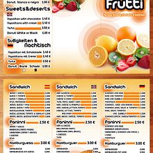 Folleto heladeria Tuttifruti. Un proyecto de Diseño y Publicidad de Juan Jose Marin Rodriguez - 16.09.2013