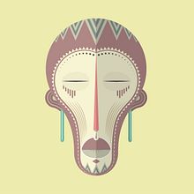 Máscaras africanas. Un proyecto de Diseño e Ilustración tradicional de choke - 17.09.2013
