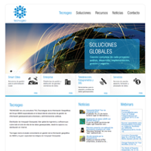 Web Design Tecnogeo. Un proyecto de Diseño e Informática de Xavier Domingo Gracia - 18.09.2013