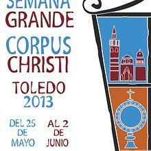 Corpus Toledo 2013 Ein Projekt aus dem Bereich Design und Traditionelle Illustration von Javier Agustín Mérida - 19.09.2013