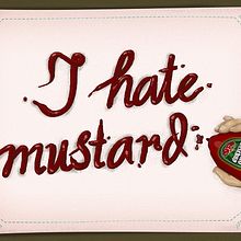 I Hate Mustard. Un proyecto de Diseño e Ilustración tradicional de Banessa Millet - 01.10.2013