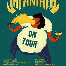 Japanther Tour Poster. Un proyecto de Diseño, Publicidad, Ilustración tradicional y Música de Banessa Millet - 01.10.2013