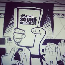 Alhambra Sound 2013. Design, Motion Graphics, 3D, Cinema, Vídeo e TV e Ilustração tradicional projeto de Aaron Arnan - 08.10.2013