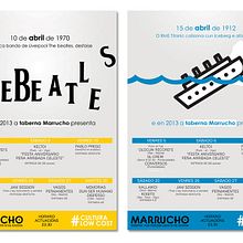 Abril en la Taberna Marrucho. Design, and Traditional illustration project by Enrique Pereira Vázquez - 10.09.2013