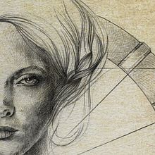 La gioconda . Design, and Traditional illustration project by Belén Moreno - 10.11.2013