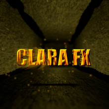 CLARA FX – Extruded letters. Motion Graphics, Film, Video, and TV project by Clara Sagarra Valls - 10.14.2013