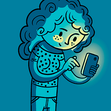 I feel alone. Traditional illustration, and Character Design project by Jimena Catalina Gayo - 10.13.2013