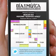 Web App Día de la Música 2012. Un proyecto de Diseño de José Prieto - 15.10.2013