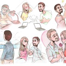 valentines. Un proyecto de Ilustración tradicional de Sony G. Polo - 17.10.2013