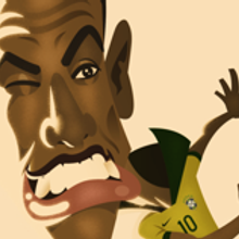 Neymar Jr. Un proyecto de Diseño e Ilustración tradicional de Carlos Lezama McCarthy - 20.10.2013