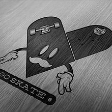 Diseño de Personajes -Go skate- . Traditional illustration project by Domingo Hernández Vaquero - 10.22.2013