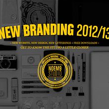 Branding Noem9 Studio. Design, Photograph, Advertising, and Traditional illustration project by Noem9 Studio - 10.23.2013