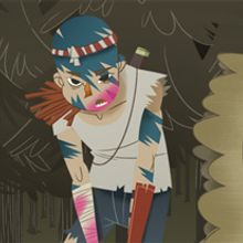 El cazador de titanes. Traditional illustration project by Cristian Barbeito Jerez - 10.24.2013