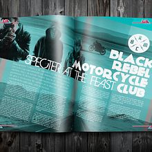 Black Rebel Motorcycle Club. Design, Traditional illustration, and Music project by Jacobo García Peñalver - 11.02.2013