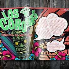 Los Coronas. Design, Traditional illustration, and Music project by Jacobo García Peñalver - 11.02.2013